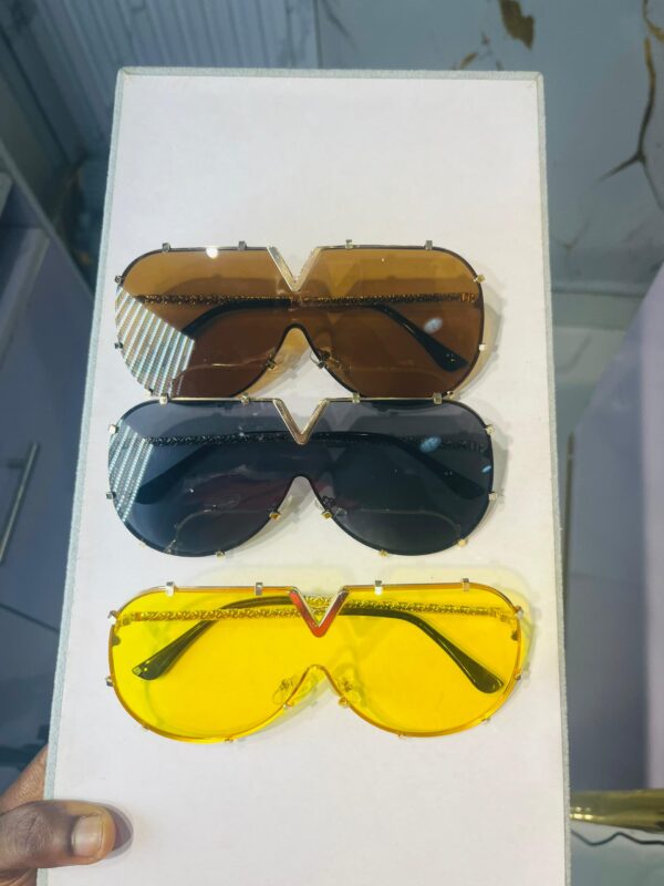 ML 47 Unisex Luxury V-cut shield Sunglasses